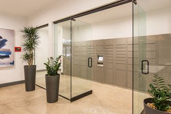 Package locker at Marc San Marcos Apartments